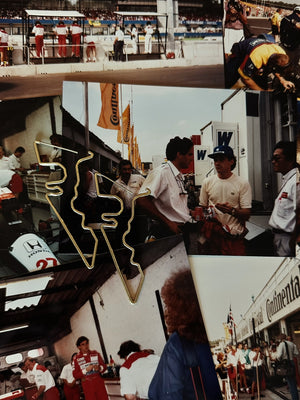 COTA Track Outline Earrings