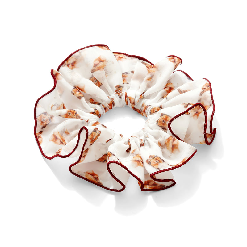 aggie collie chiffon scrunchie texas am hair accessory