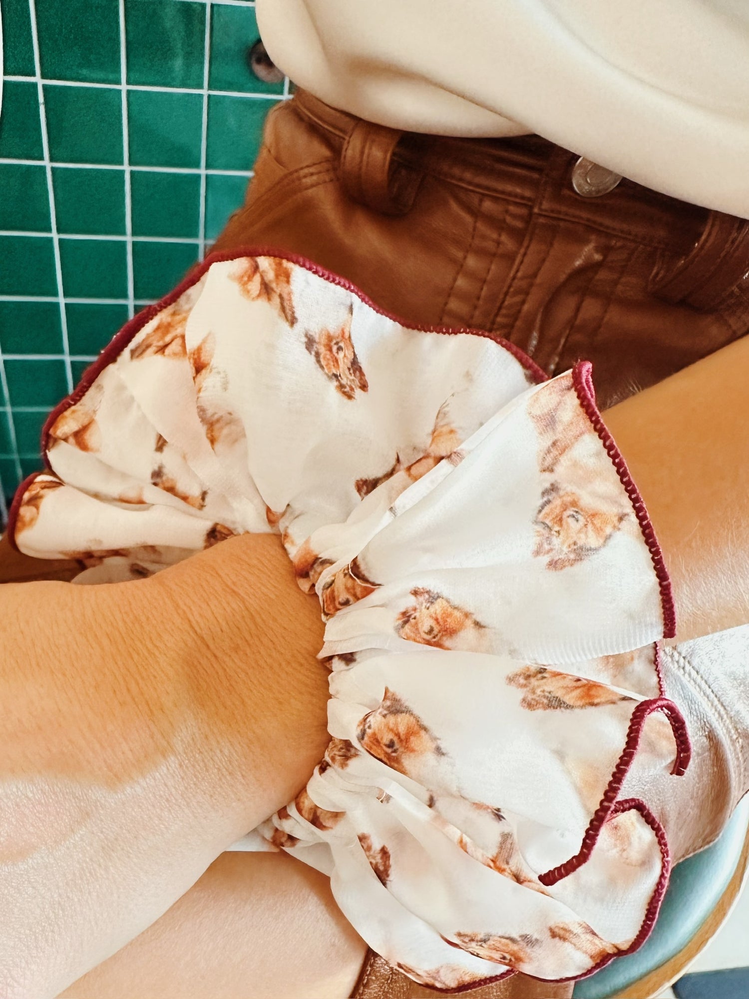 aggie scrunchie texas am chiffon scrunchie