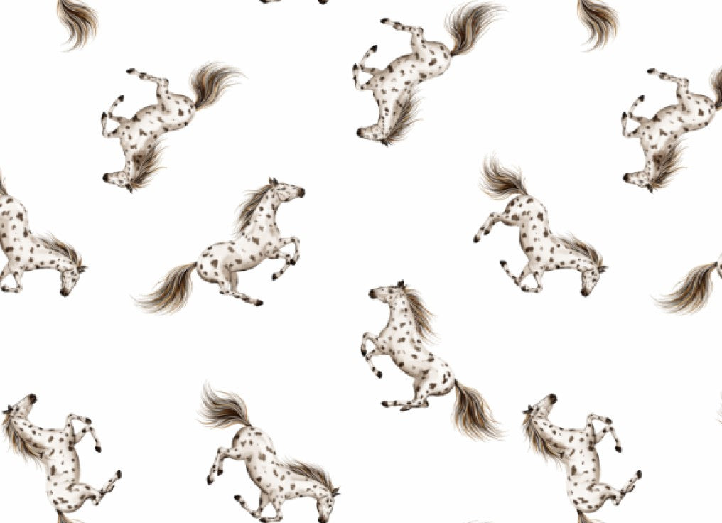 Appaloosa Chiffon Scarf | 20" Square Scarf