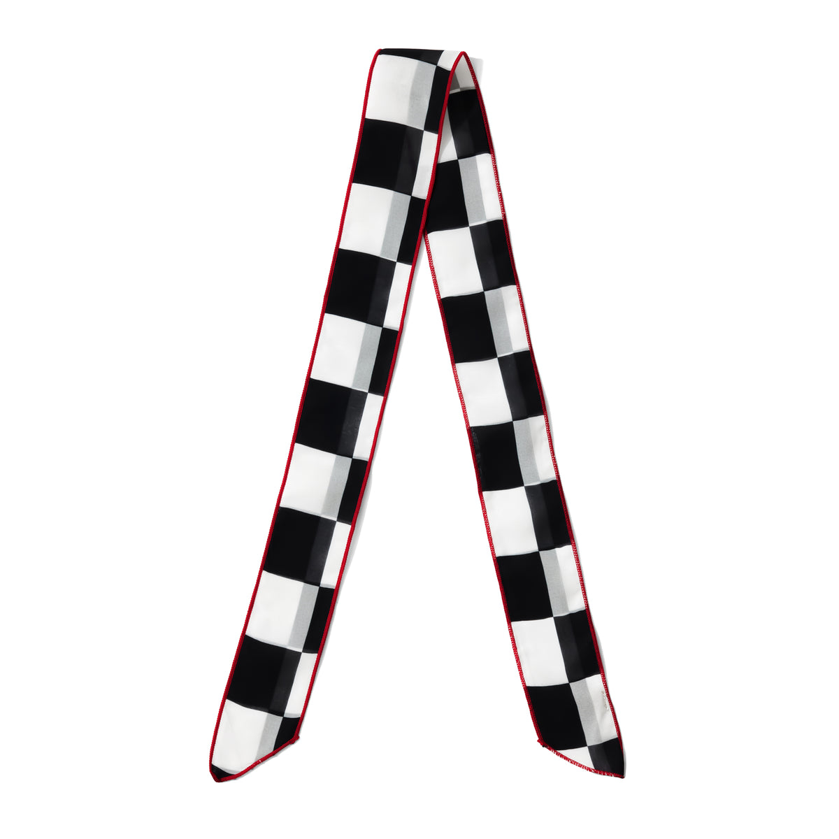 Checkered Flag Rally Wrap | Black, White & Red