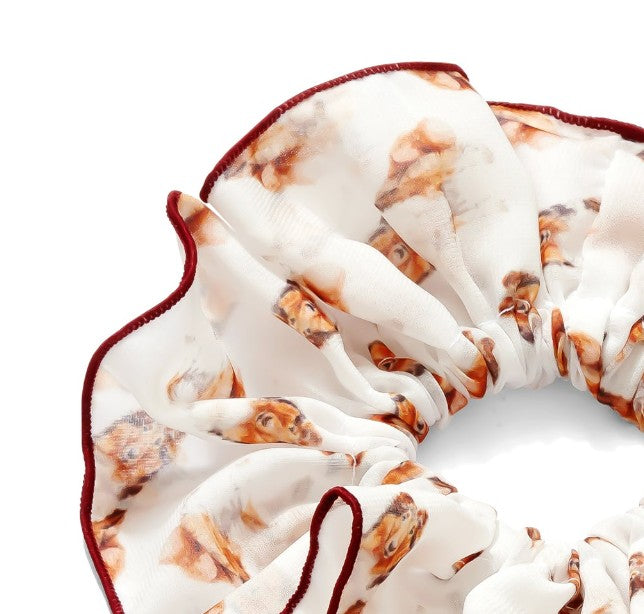 Collie Chiffon Scrunchie (Outlined) | Texas A&M Hair Scrunchie