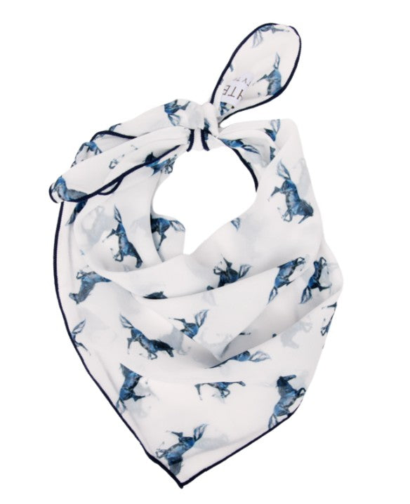 mustang print chiffon scarf smu inspired