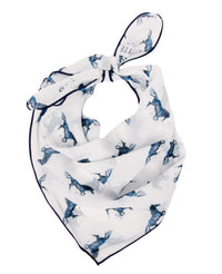 mustang print chiffon scarf smu inspired
