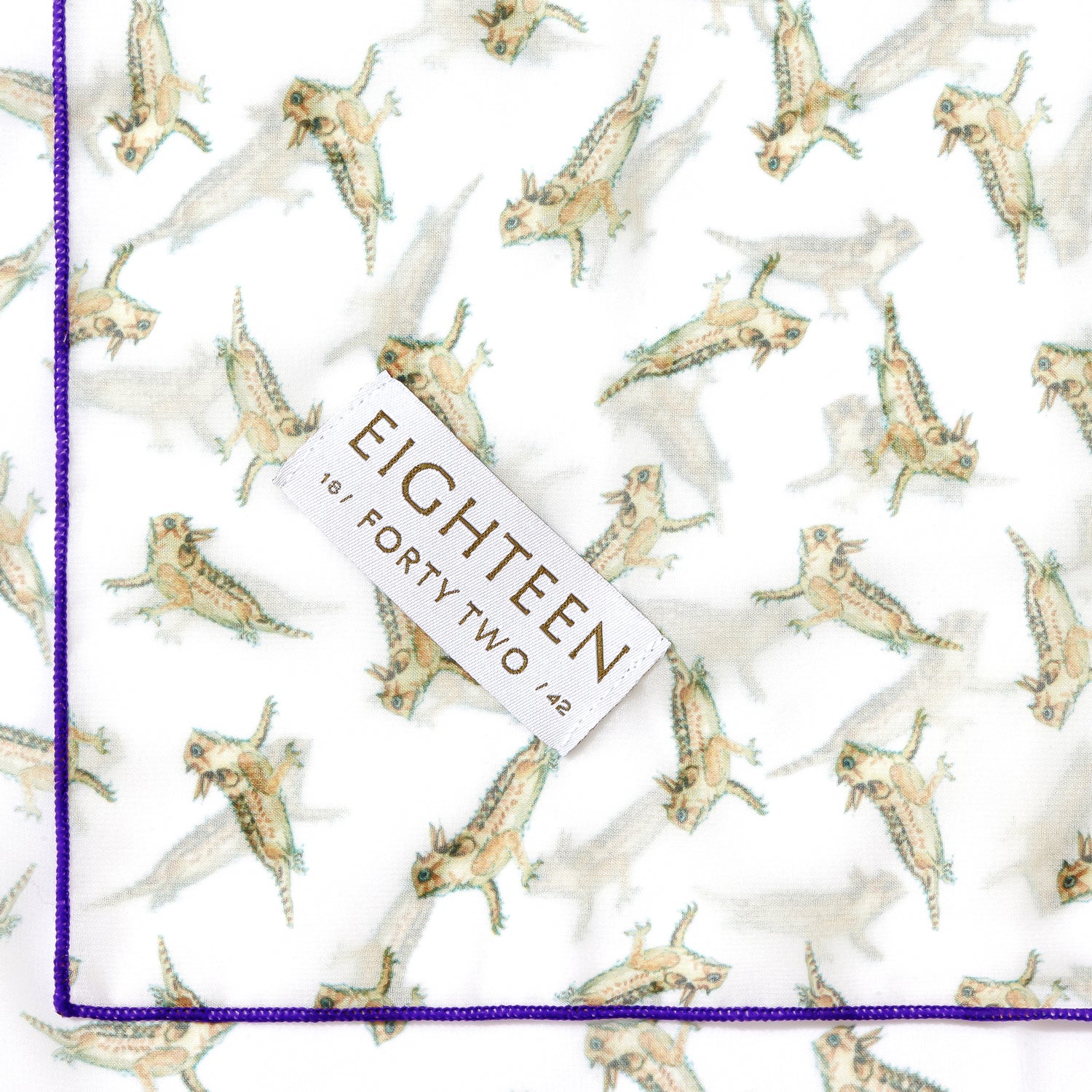 Horned Frogs Chiffon Scarf | 20" Square Scarf